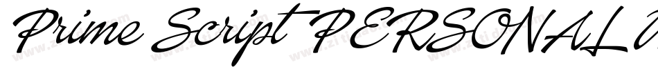Prime Script PERSONAL USE ONLY字体转换